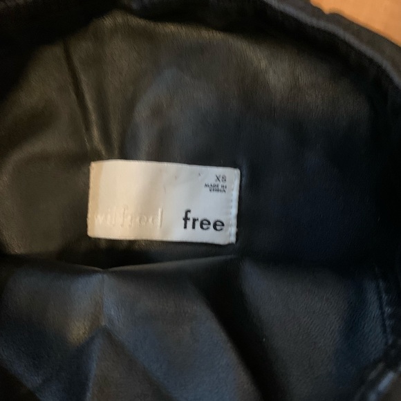 Aritzia Wilfred Free Daria Leather Leggings - Picture 10 of 13